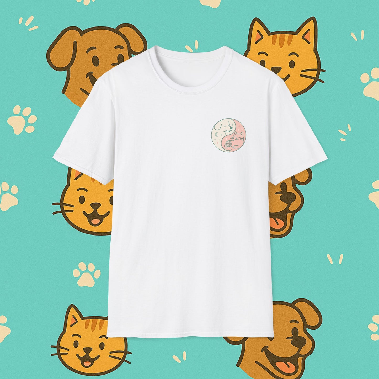 Yin & Paw: Balanced Pet Energy Unisex T-Shirt