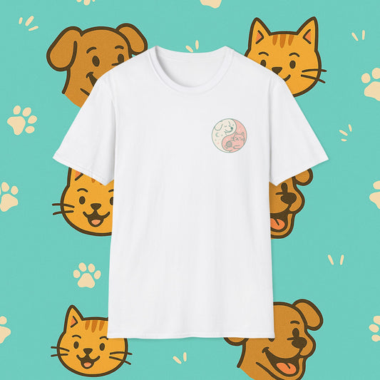 Yin & Paw: Balanced Pet Energy Unisex T-Shirt