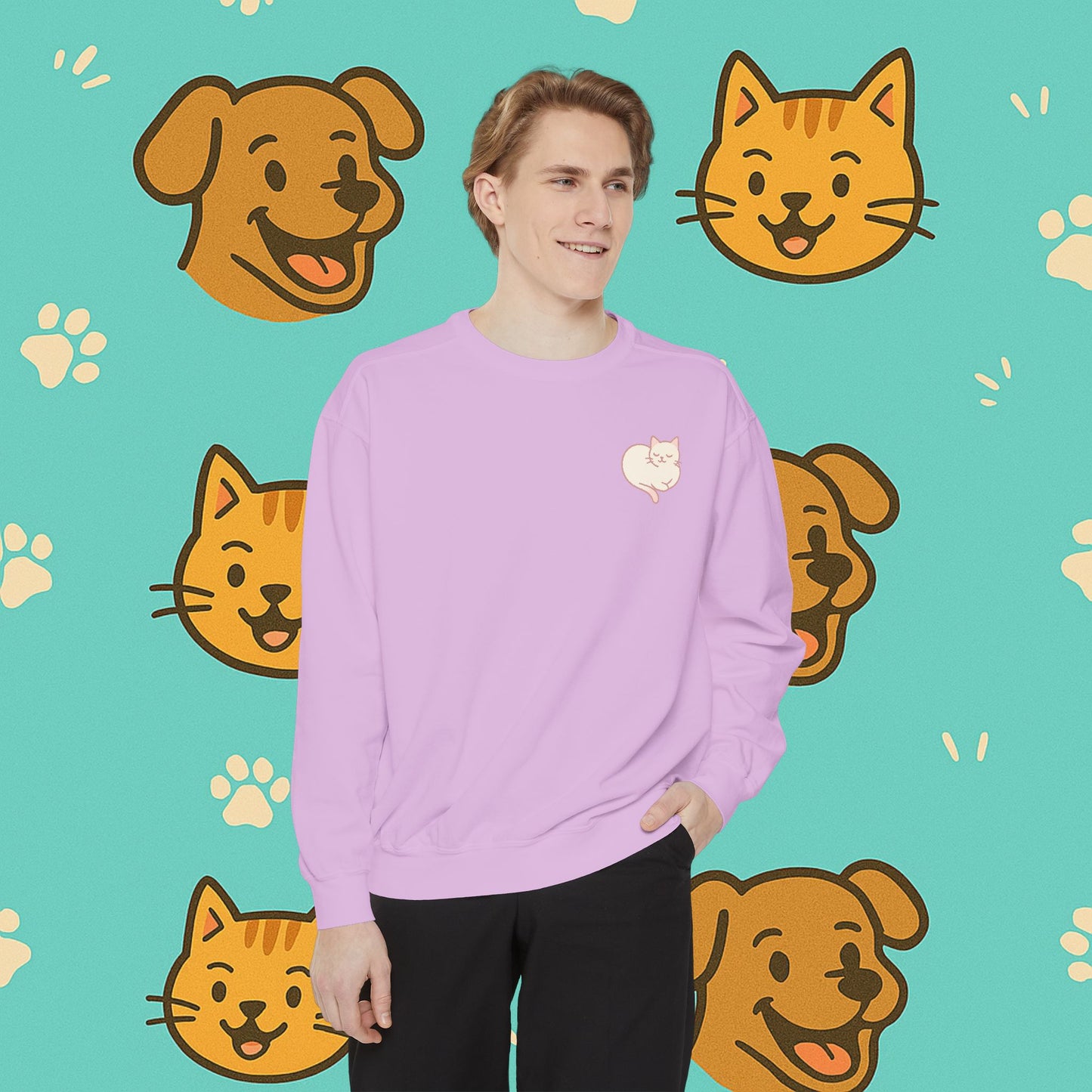 Peaceful Cat- Unisex Sweatshirt