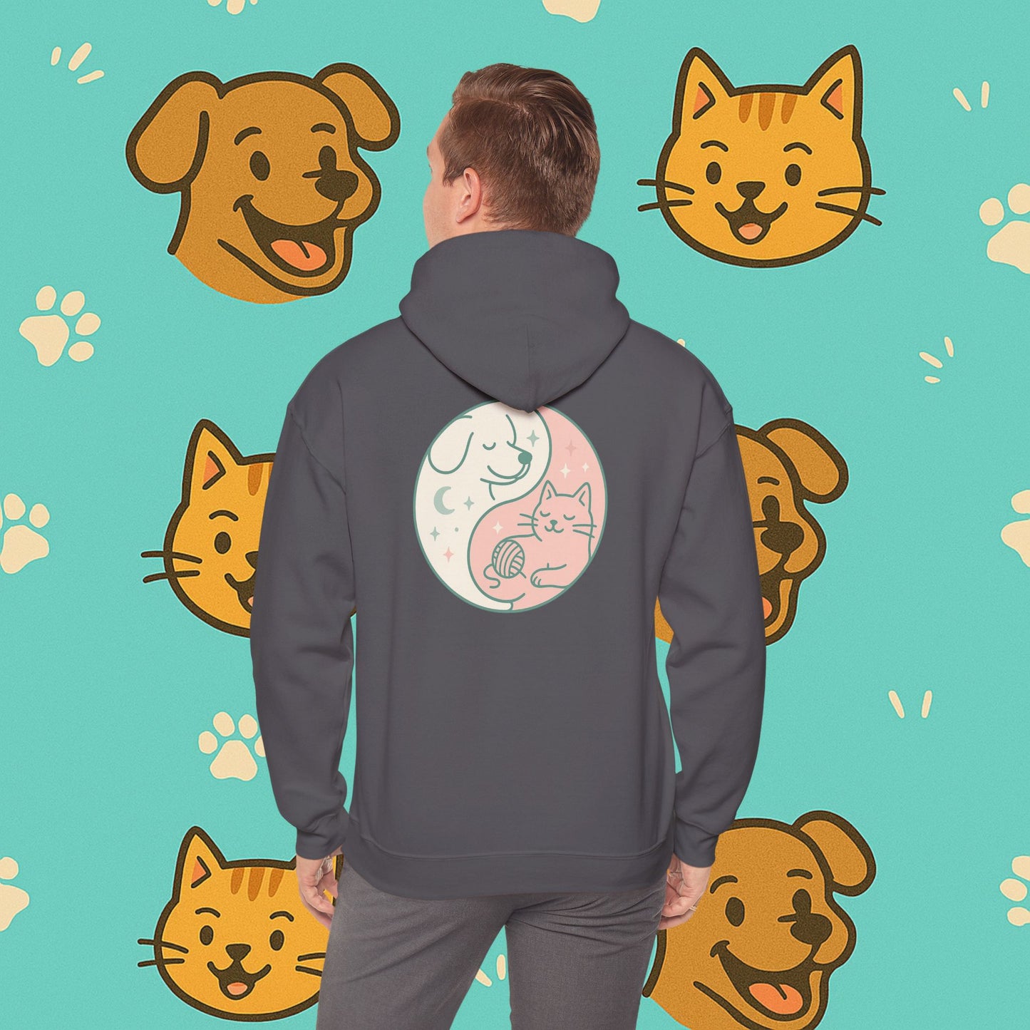 Copy of Yin & Paw: Balanced Pet Energy Unisex Hoodie  (Back print)