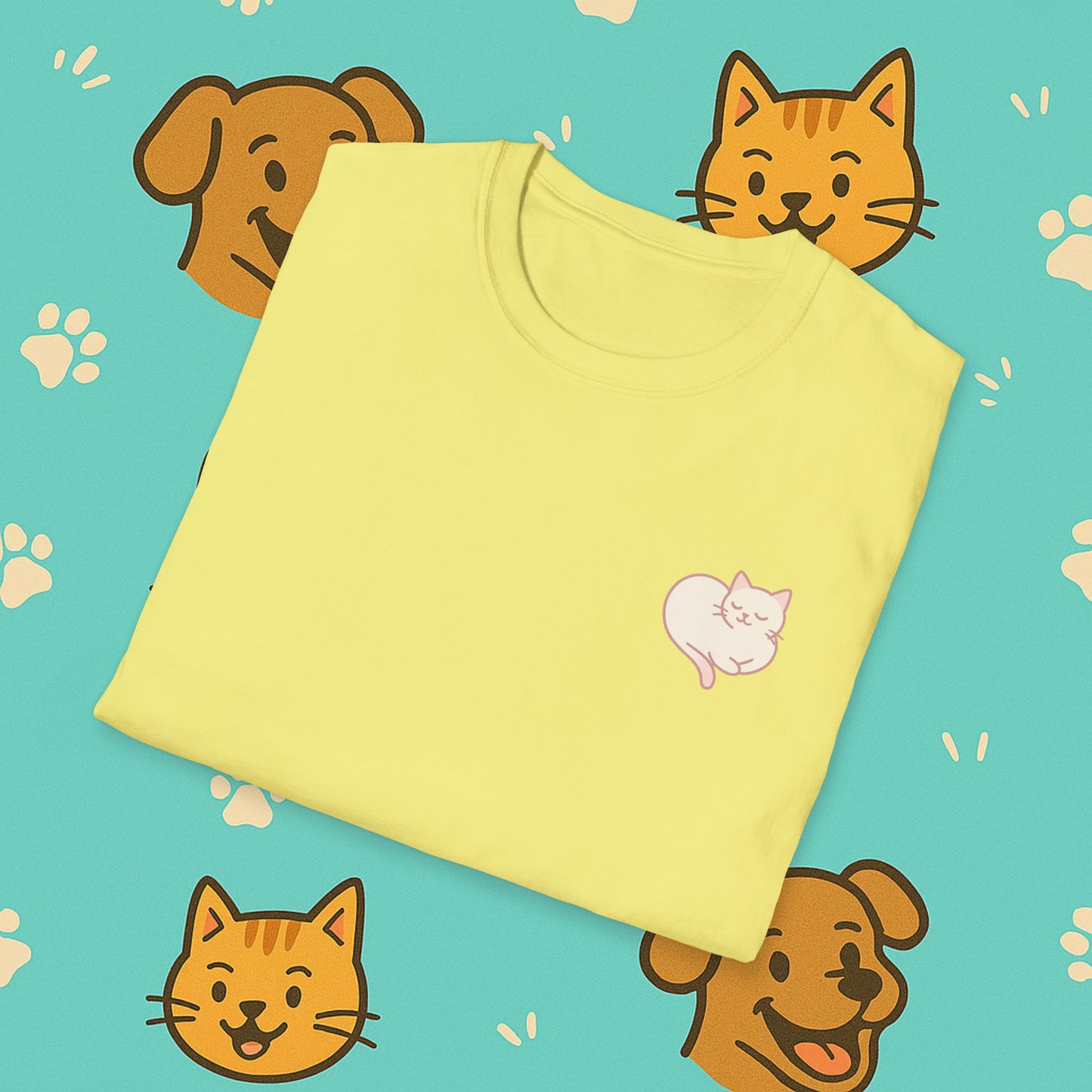 Peaceful Cat- Unisex T-Shirt