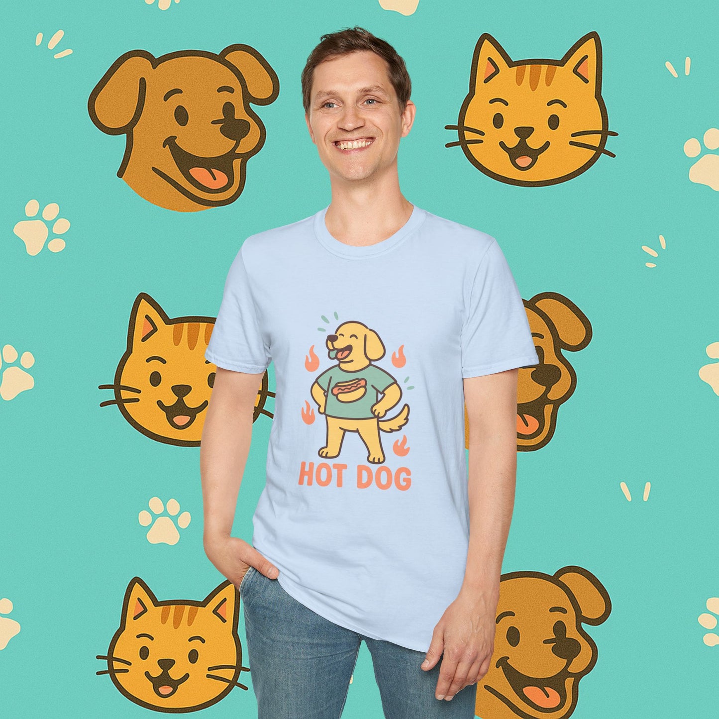 Hot Dog Energy- Unisex T-Shirt