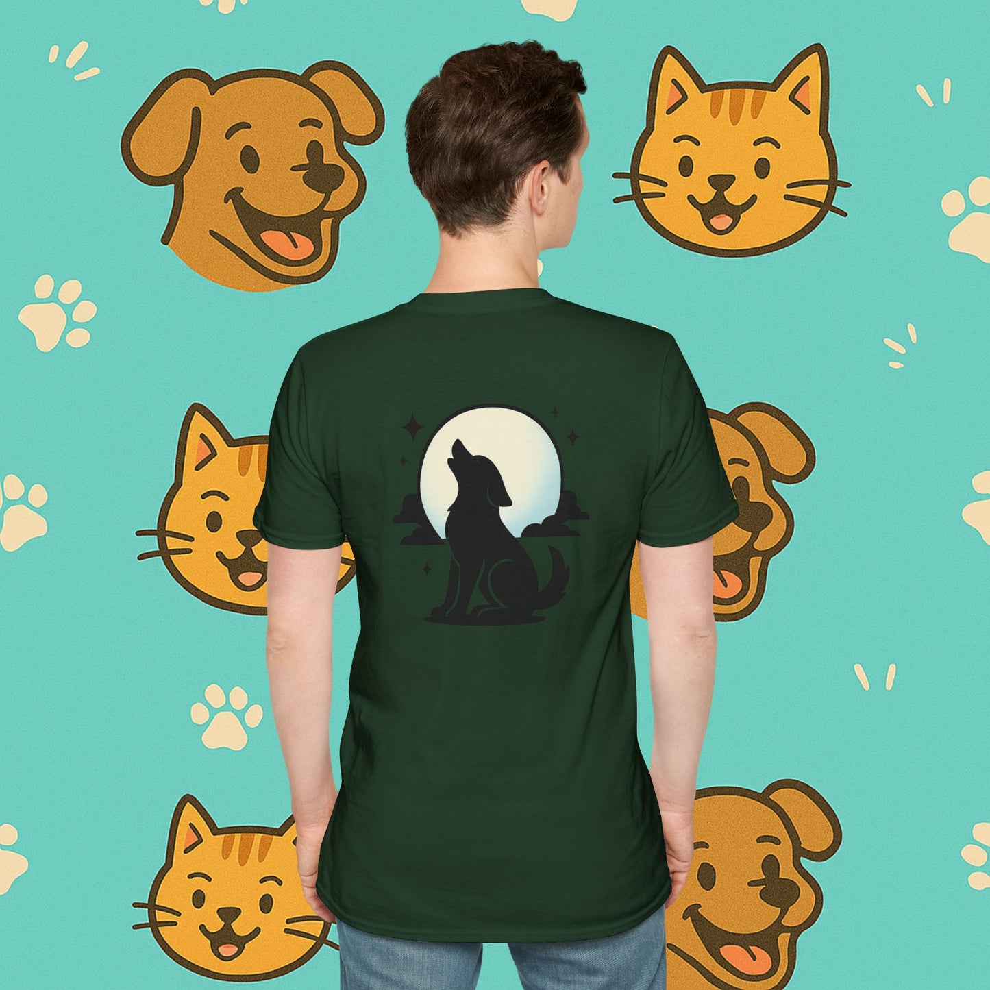 Night Sky- Unisex T-Shirt (Back Print)