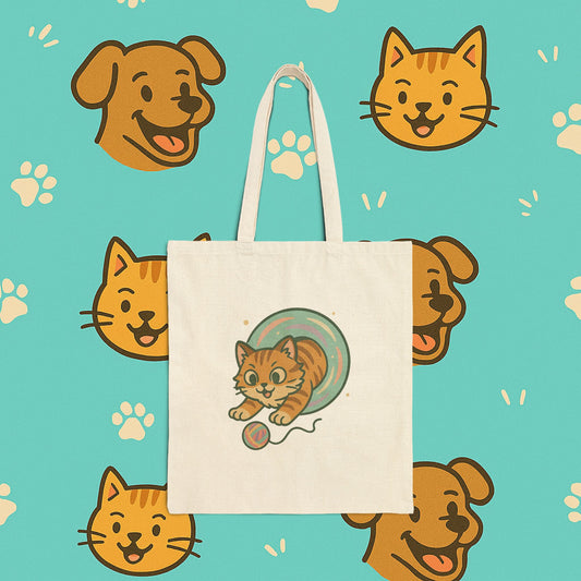 Portal Cat Tote Bag