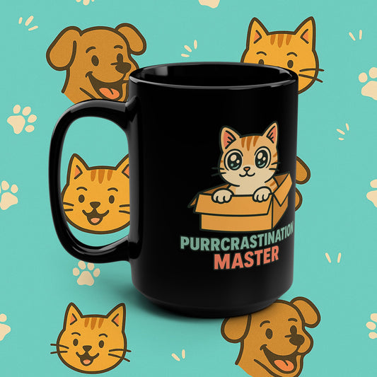 Purrcrastination Master Mug