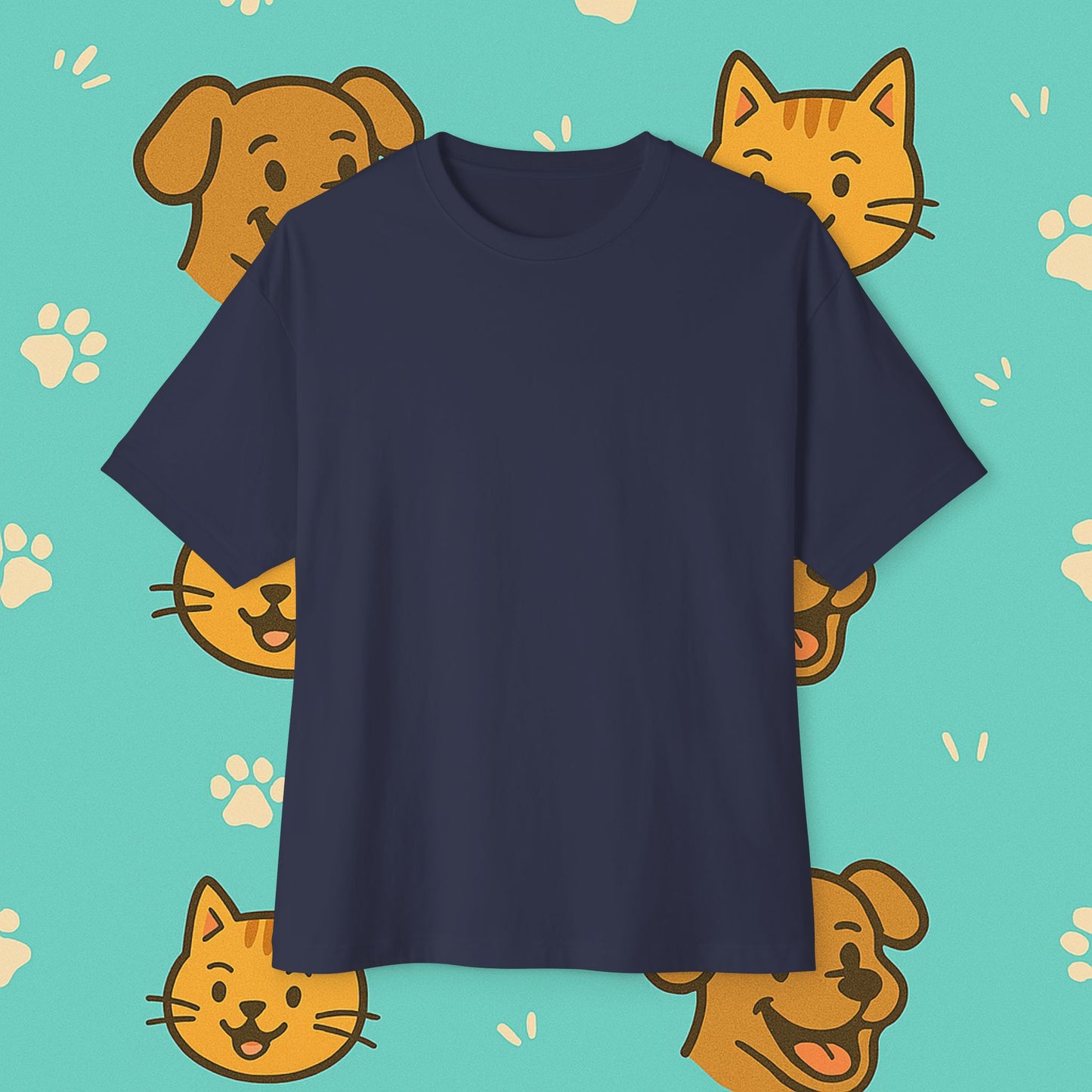 My Cat Told Me To Wear This Oversized Shirt- Unisex Oversized T-Shirt