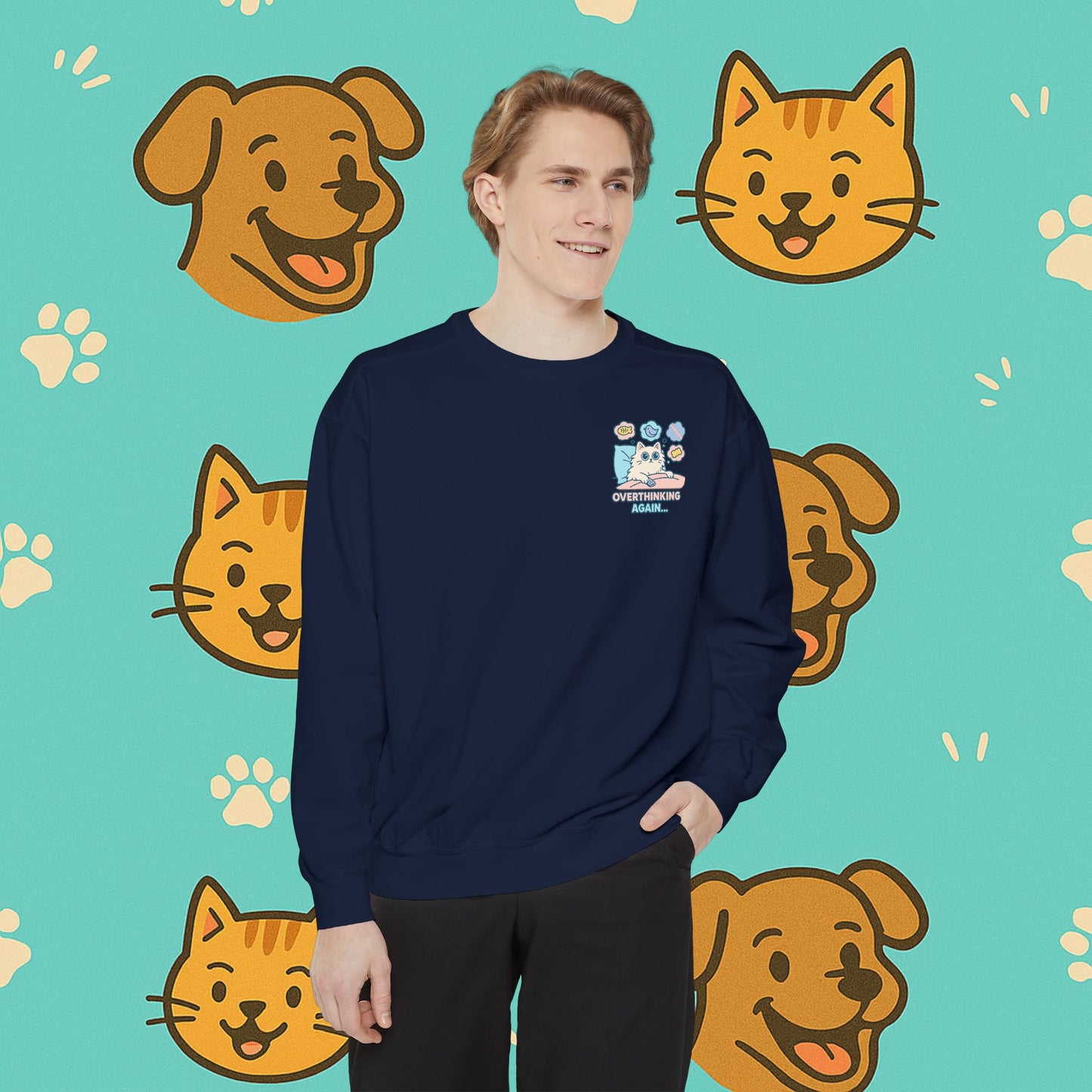 Overthinking Again...- Unisex Sweatshirt