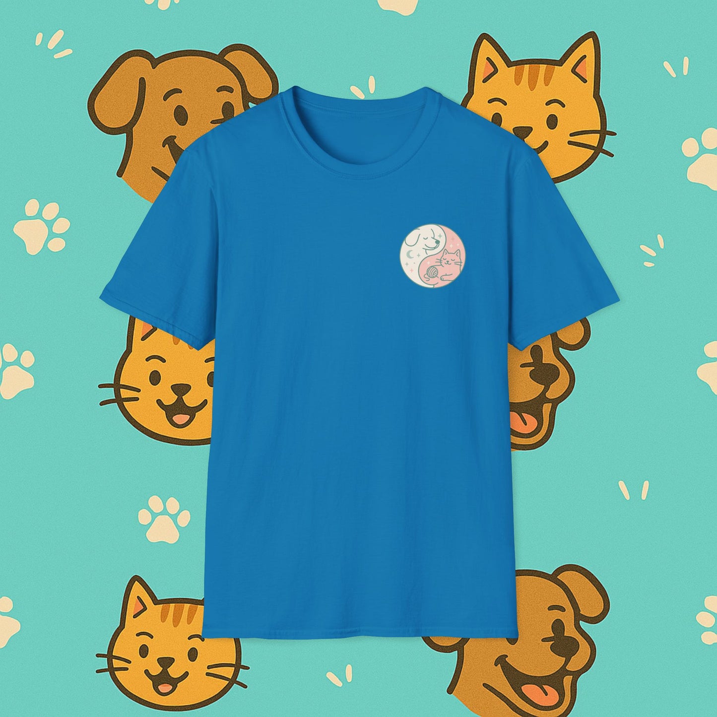 Yin & Paw: Balanced Pet Energy Unisex T-Shirt