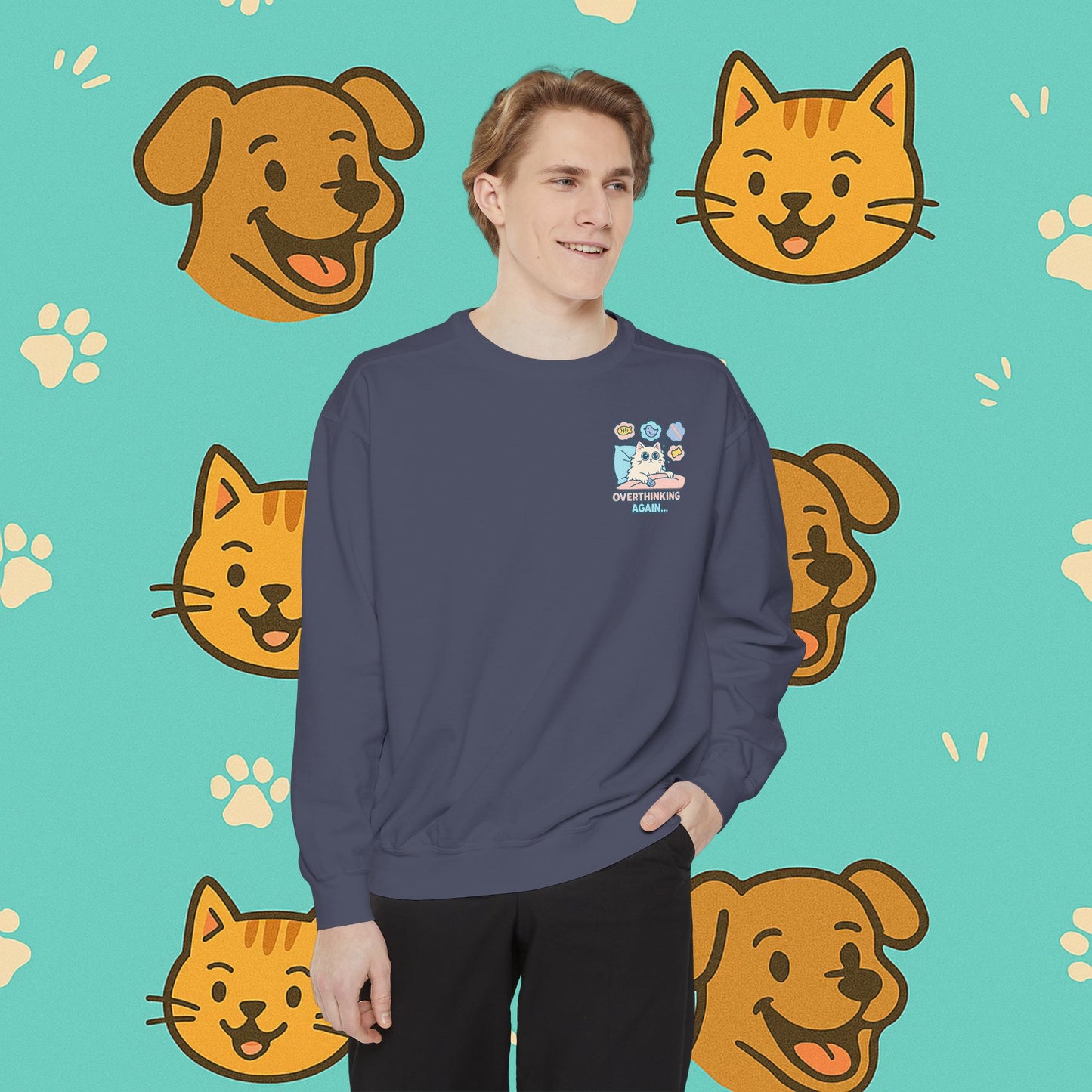 Overthinking Again...- Unisex Sweatshirt
