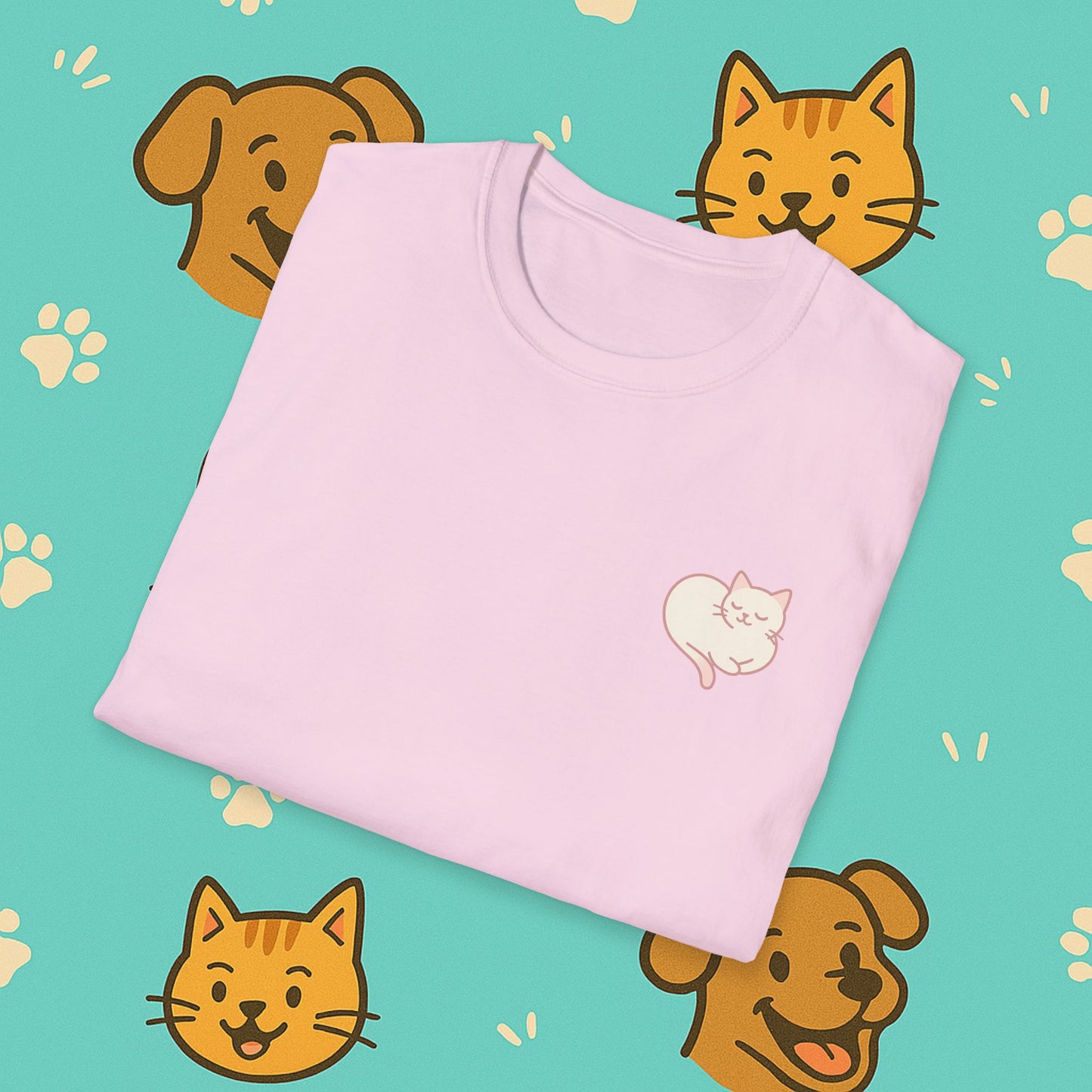 Peaceful Cat- Unisex T-Shirt