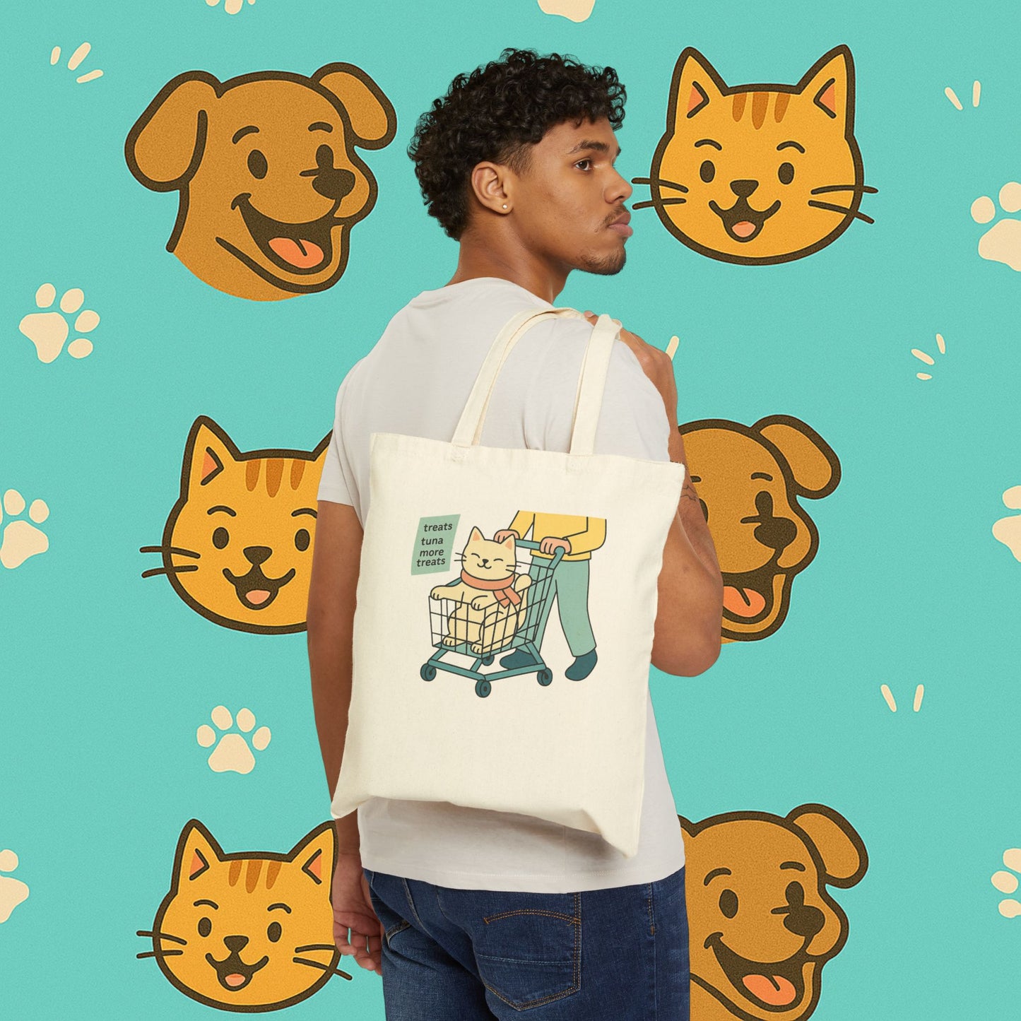 Treats & Tuna Tote Bag