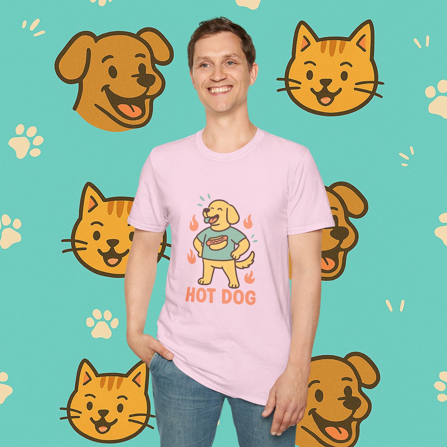 Hot Dog Energy- Unisex T-Shirt
