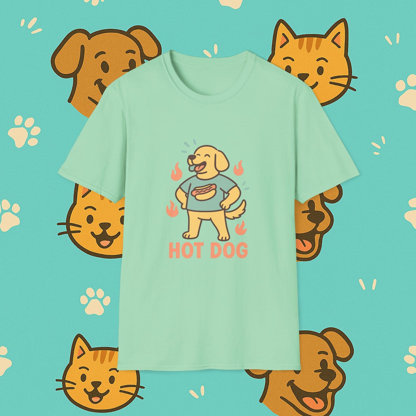 Hot Dog Energy- Unisex T-Shirt