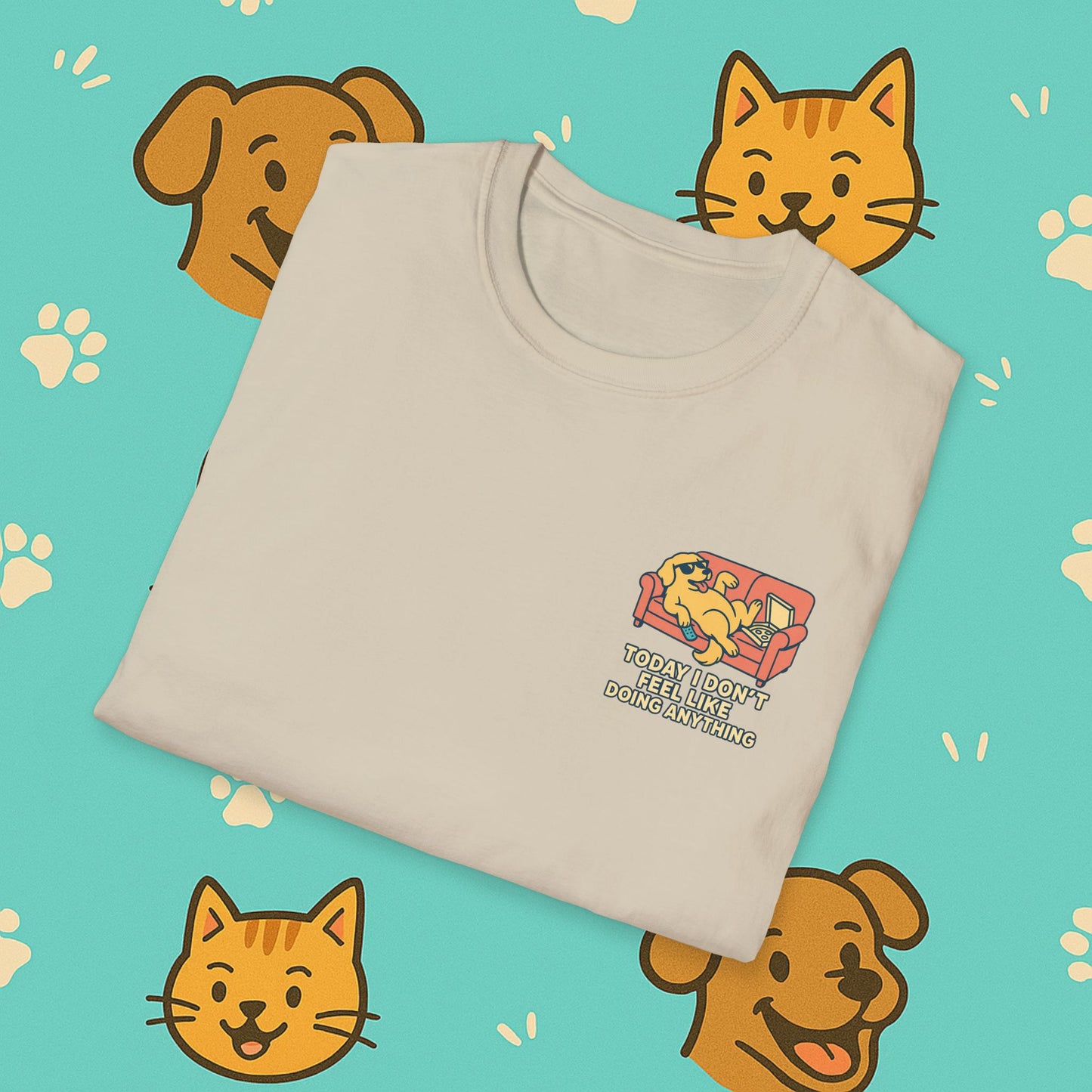 The Lazy Dog- Unisex T-Shirt