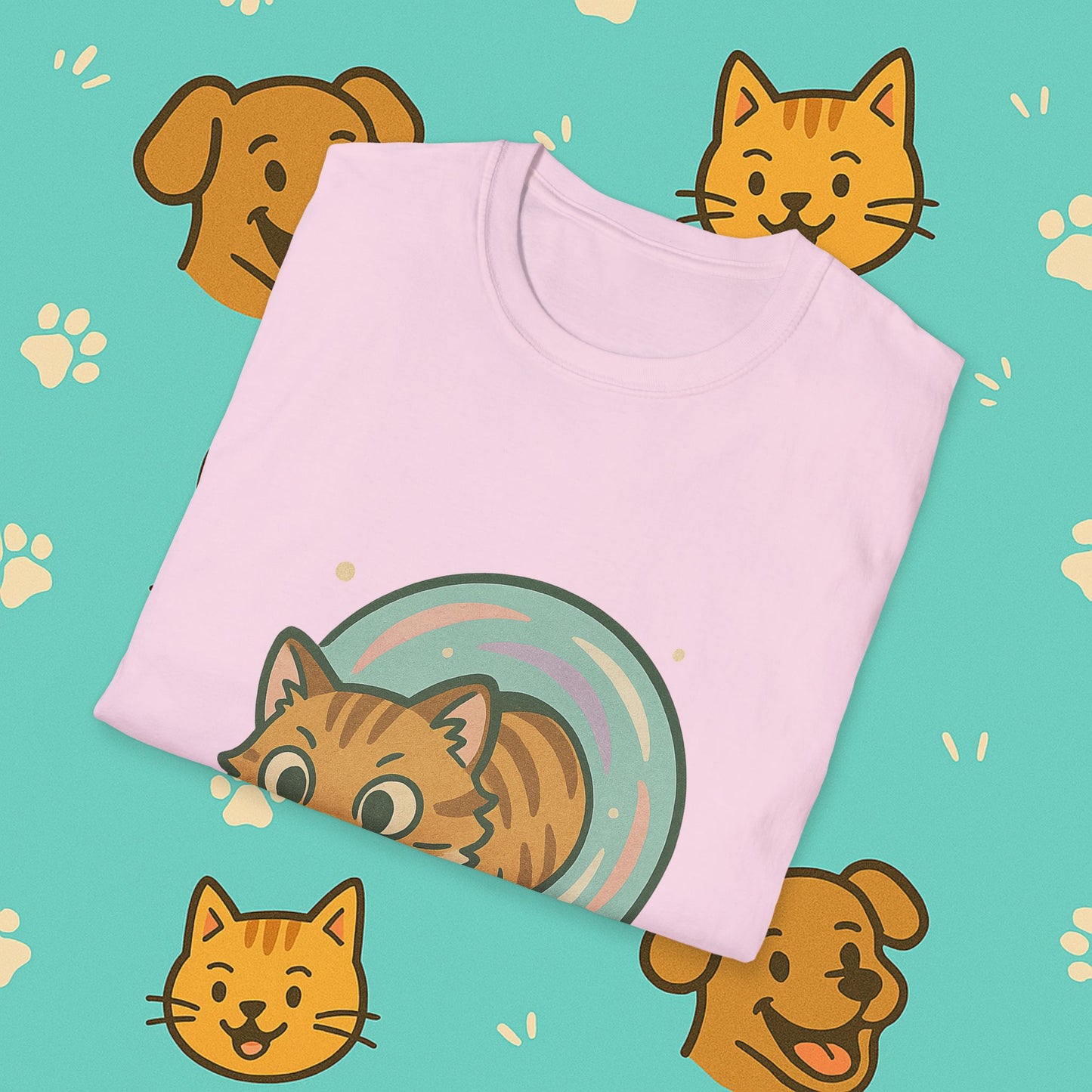 Portal Cat- Unisex T-Shirt