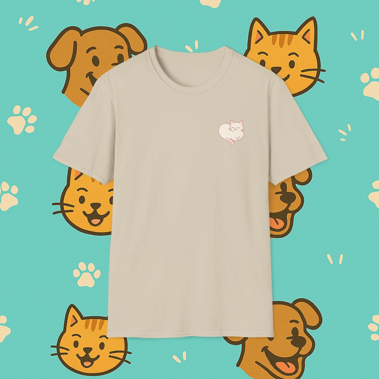 Peaceful Cat- Unisex T-Shirt