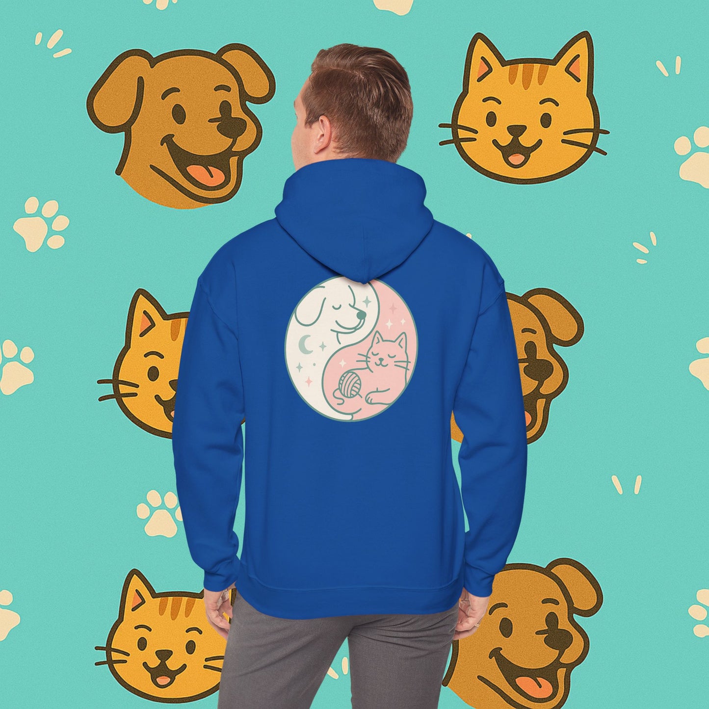 Copy of Yin & Paw: Balanced Pet Energy Unisex Hoodie  (Back print)