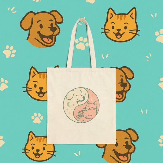 Yin & Paw: Balanced Pet Energy Tote Bag