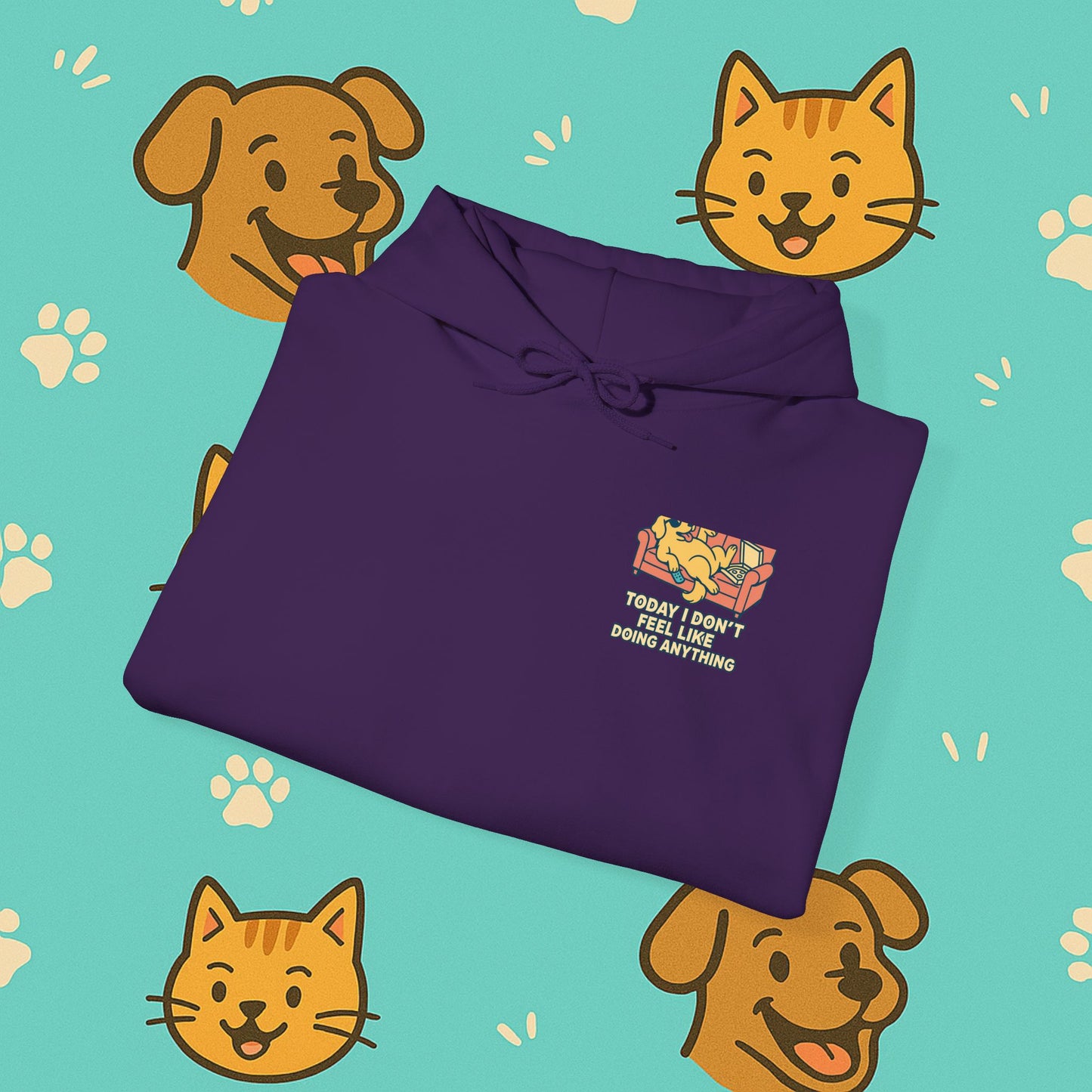 The Lazy Dog- Unisex Hoodie