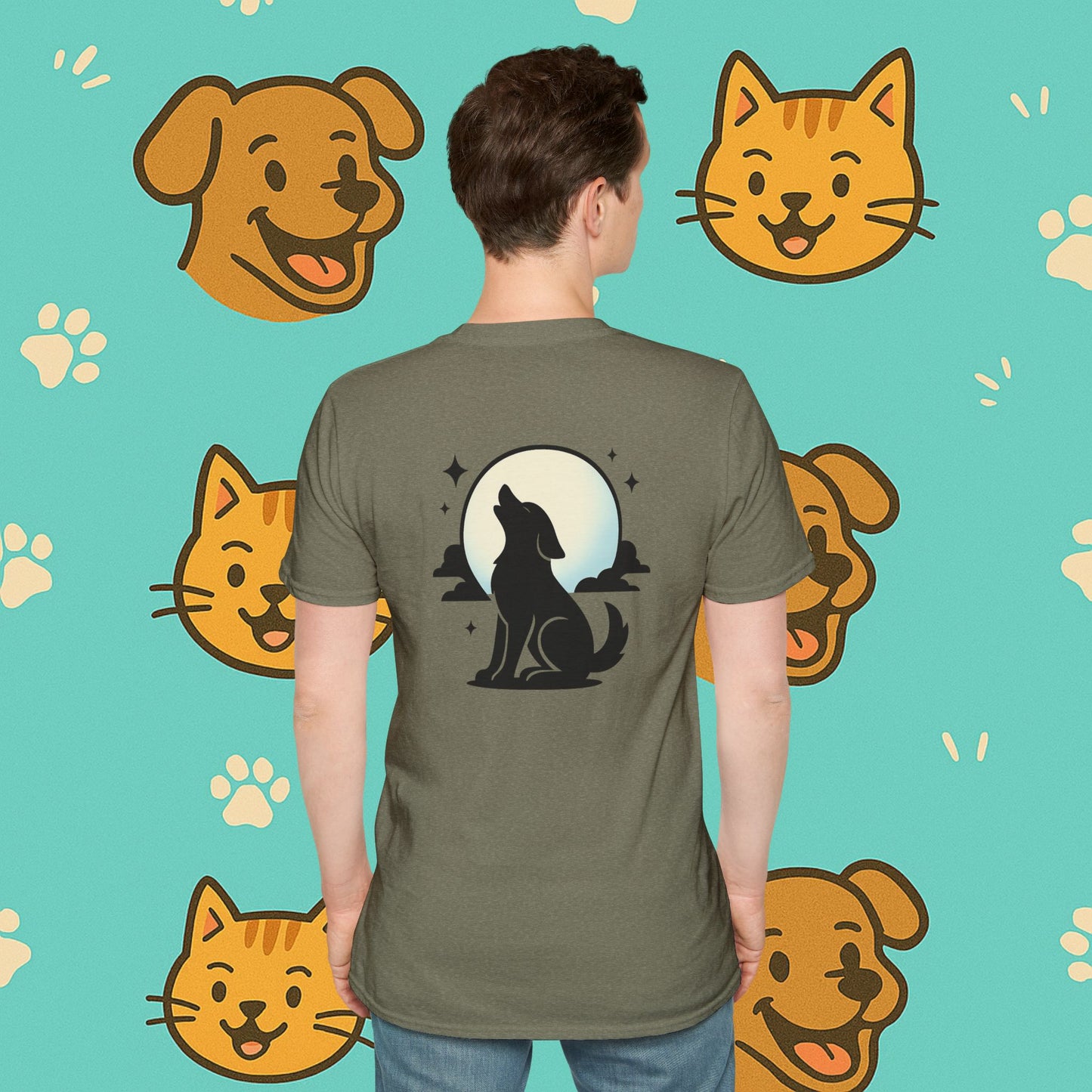 Night Sky- Unisex T-Shirt (Back Print)