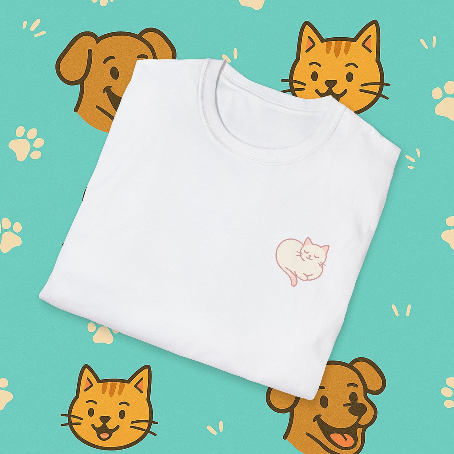 Peaceful Cat- Unisex T-Shirt