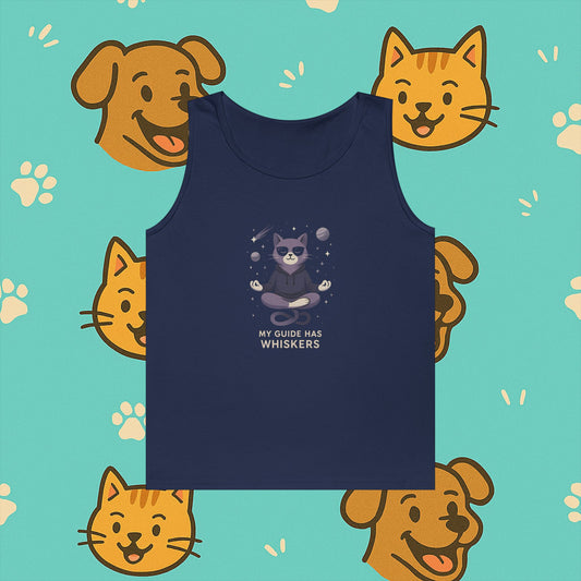 My Guide Has Whiskers- Unisex Tank Top