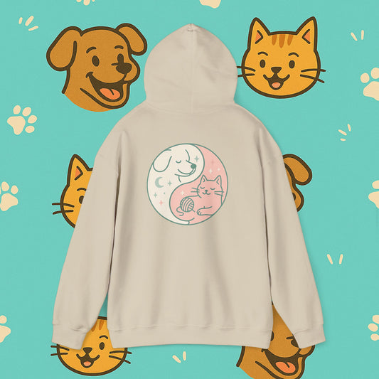 Copy of Yin & Paw: Balanced Pet Energy Unisex Hoodie  (Back print)