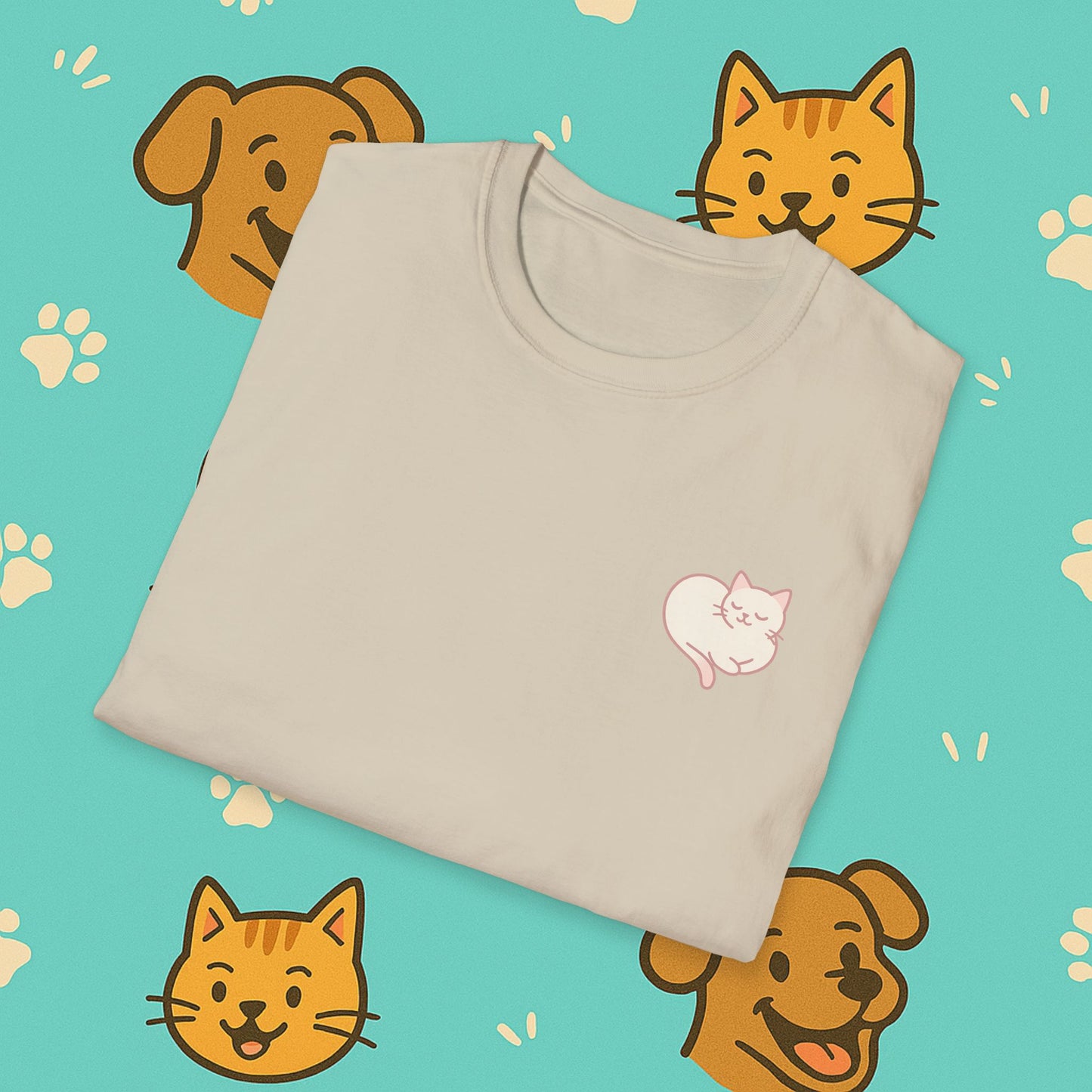 Peaceful Cat- Unisex T-Shirt