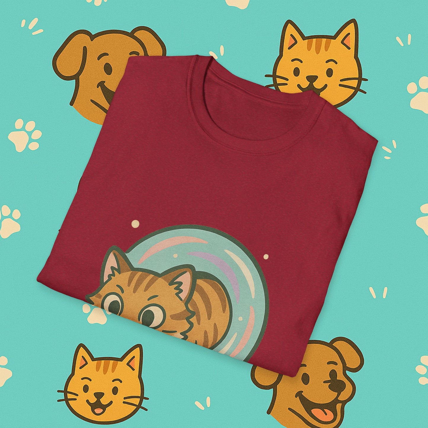 Portal Cat- Unisex T-Shirt