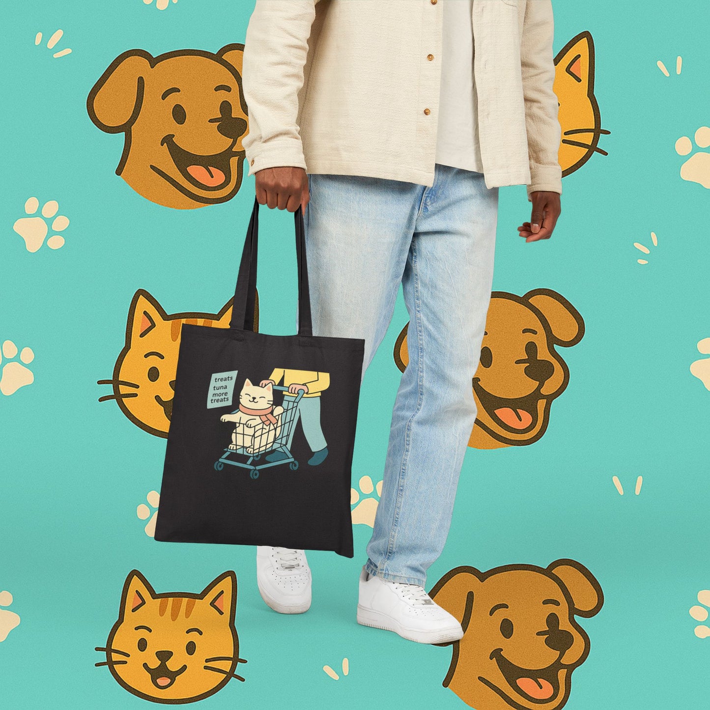 Treats & Tuna Tote Bag
