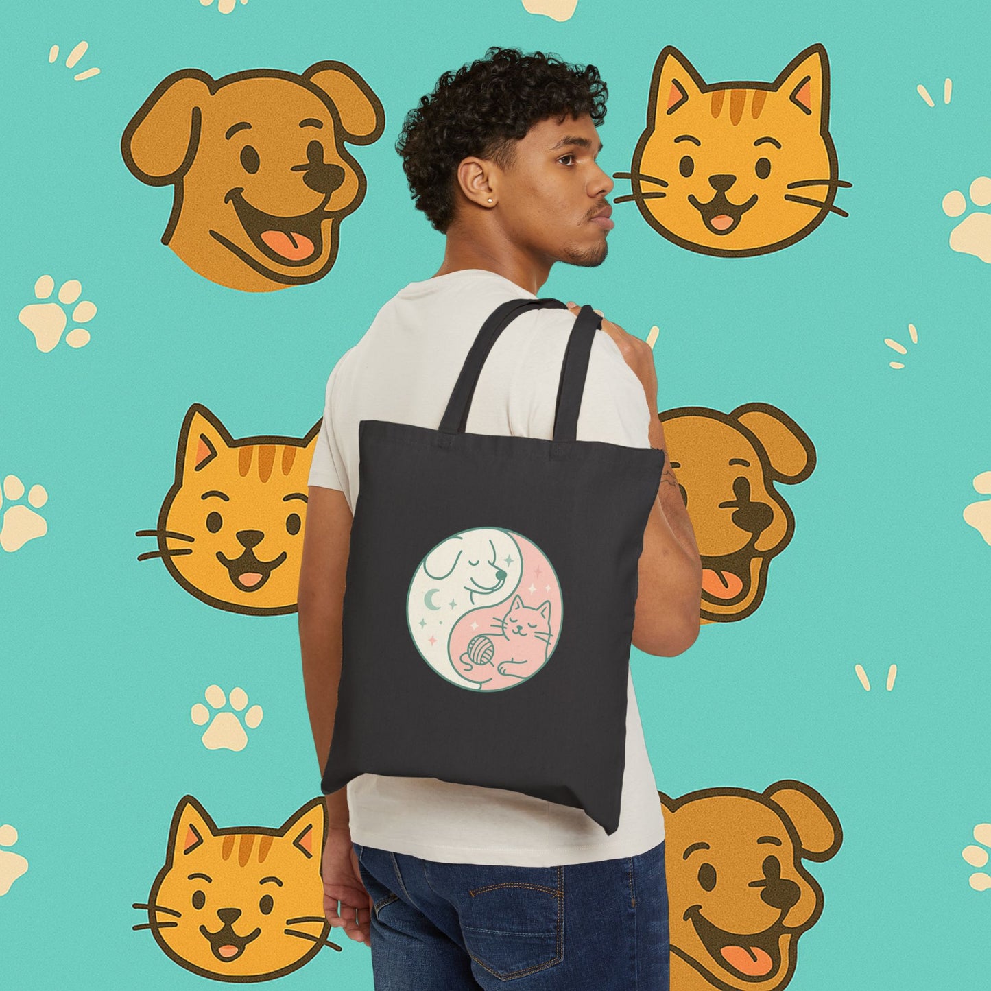 Yin & Paw: Balanced Pet Energy Tote Bag
