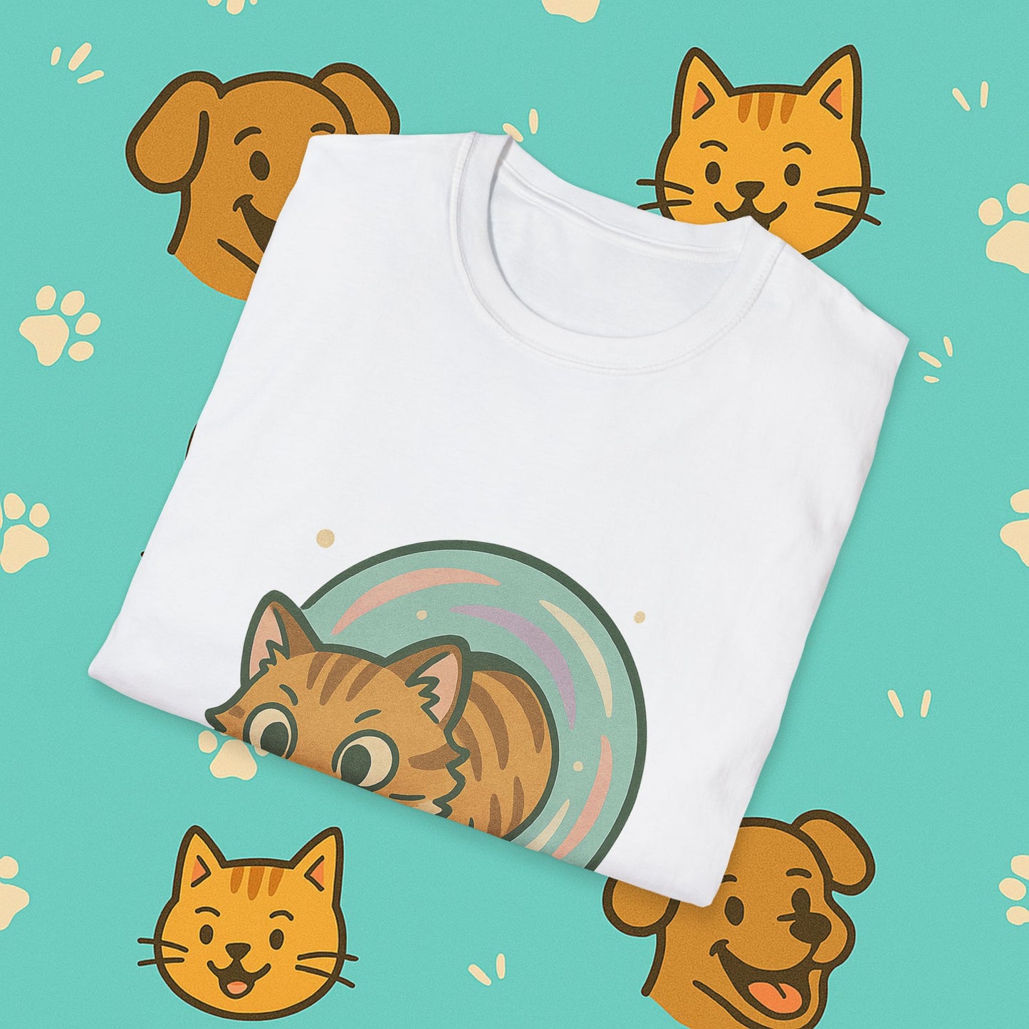 Portal Cat- Unisex T-Shirt
