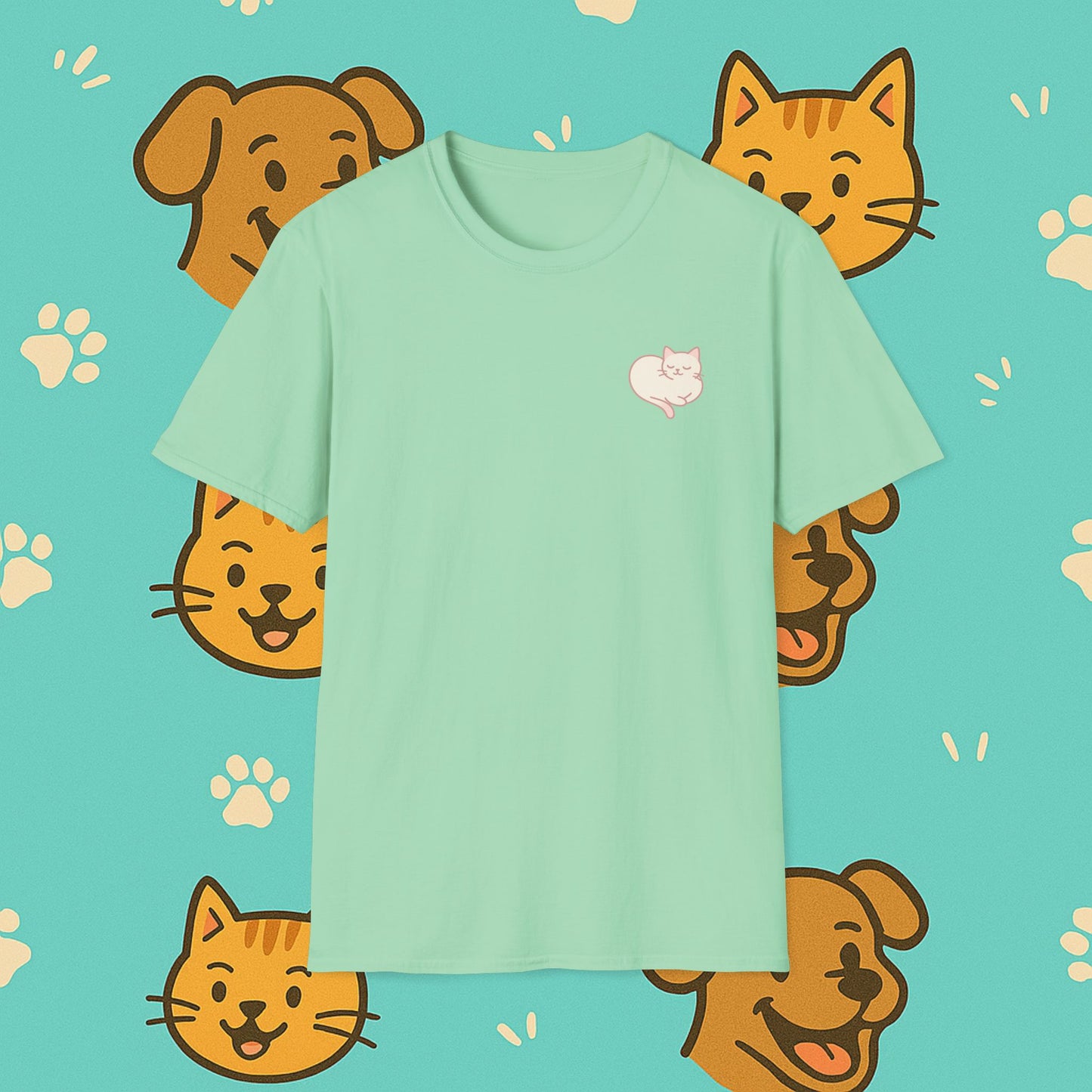 Peaceful Cat- Unisex T-Shirt