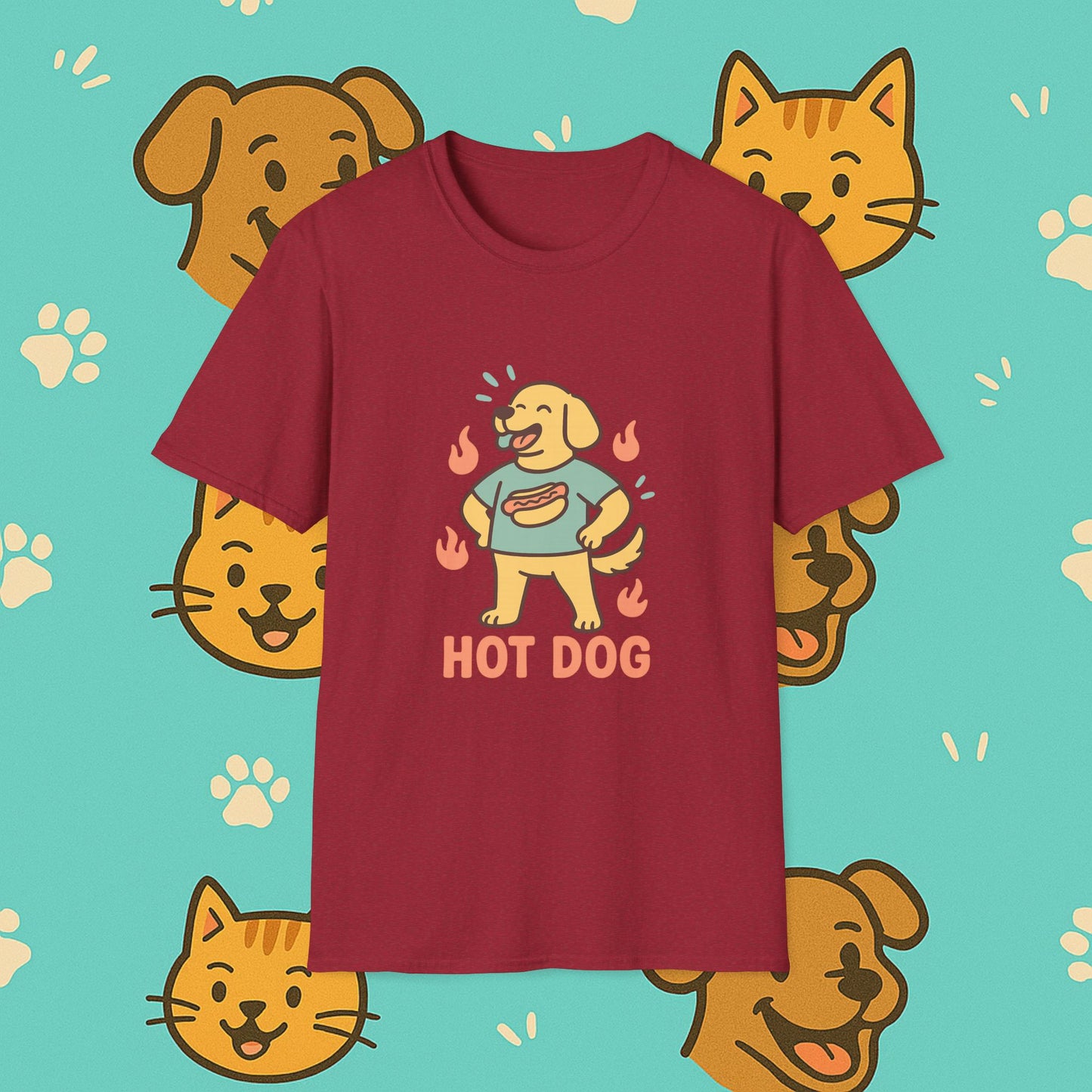 Hot Dog Energy- Unisex T-Shirt