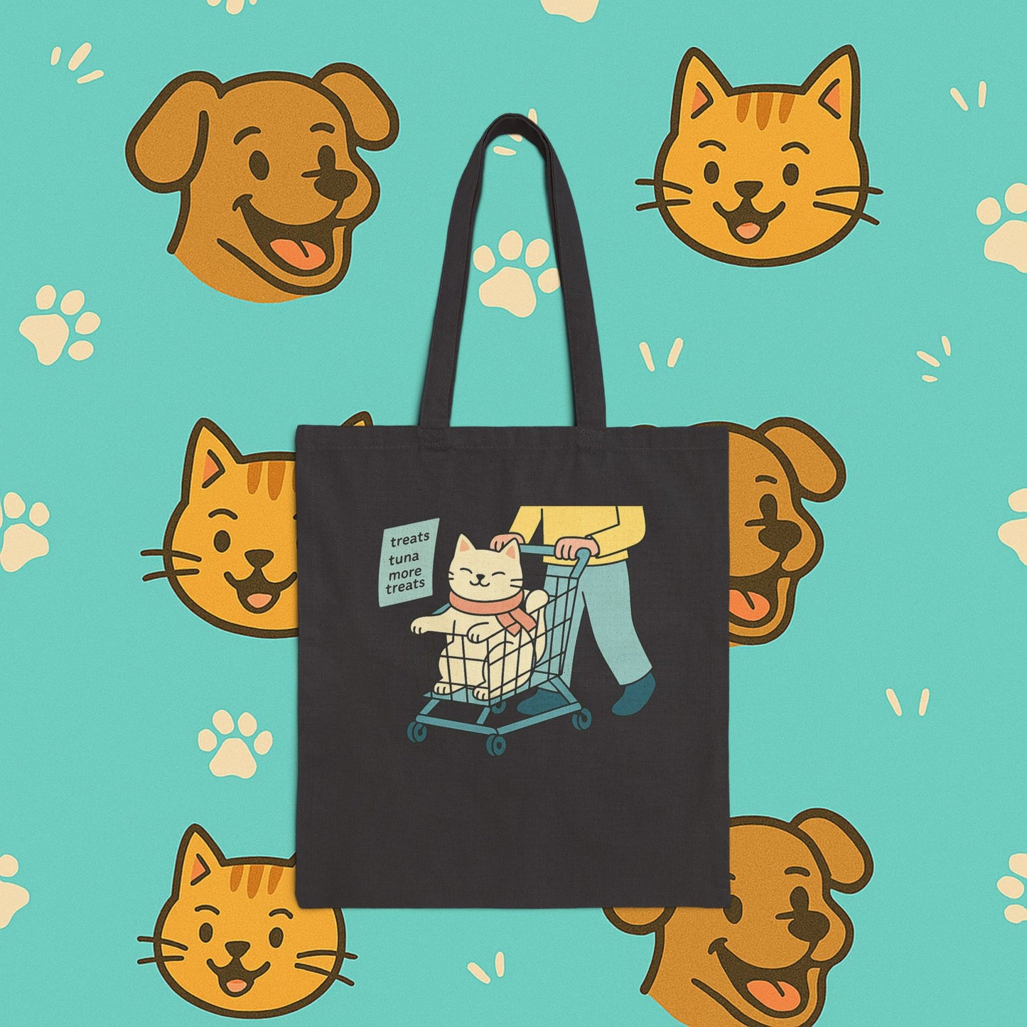 Treats & Tuna Tote Bag