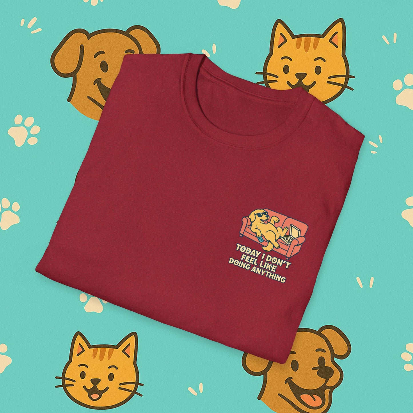 The Lazy Dog- Unisex T-Shirt