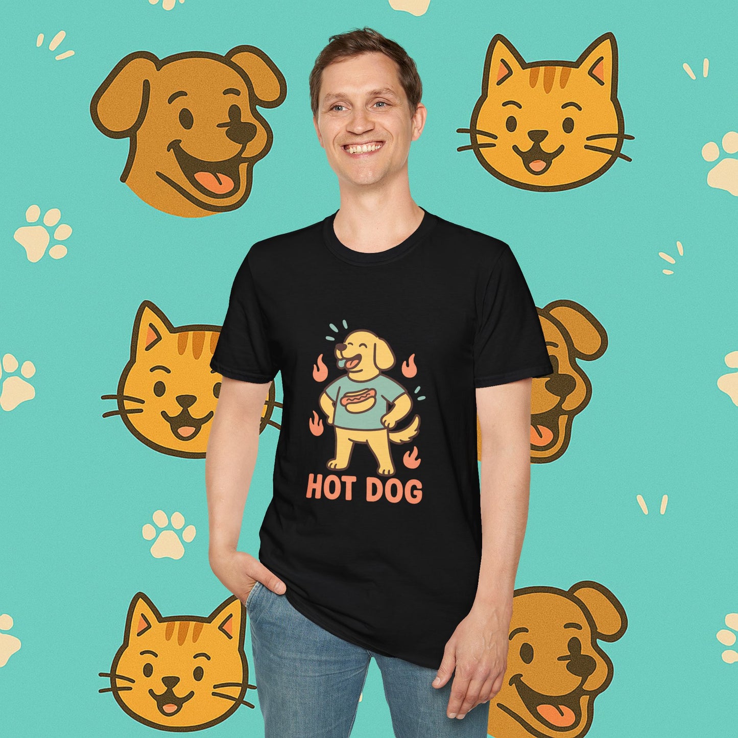 Hot Dog Energy- Unisex T-Shirt