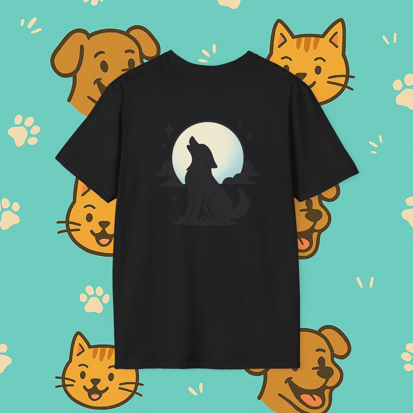 Night Sky- Unisex T-Shirt (Back Print)