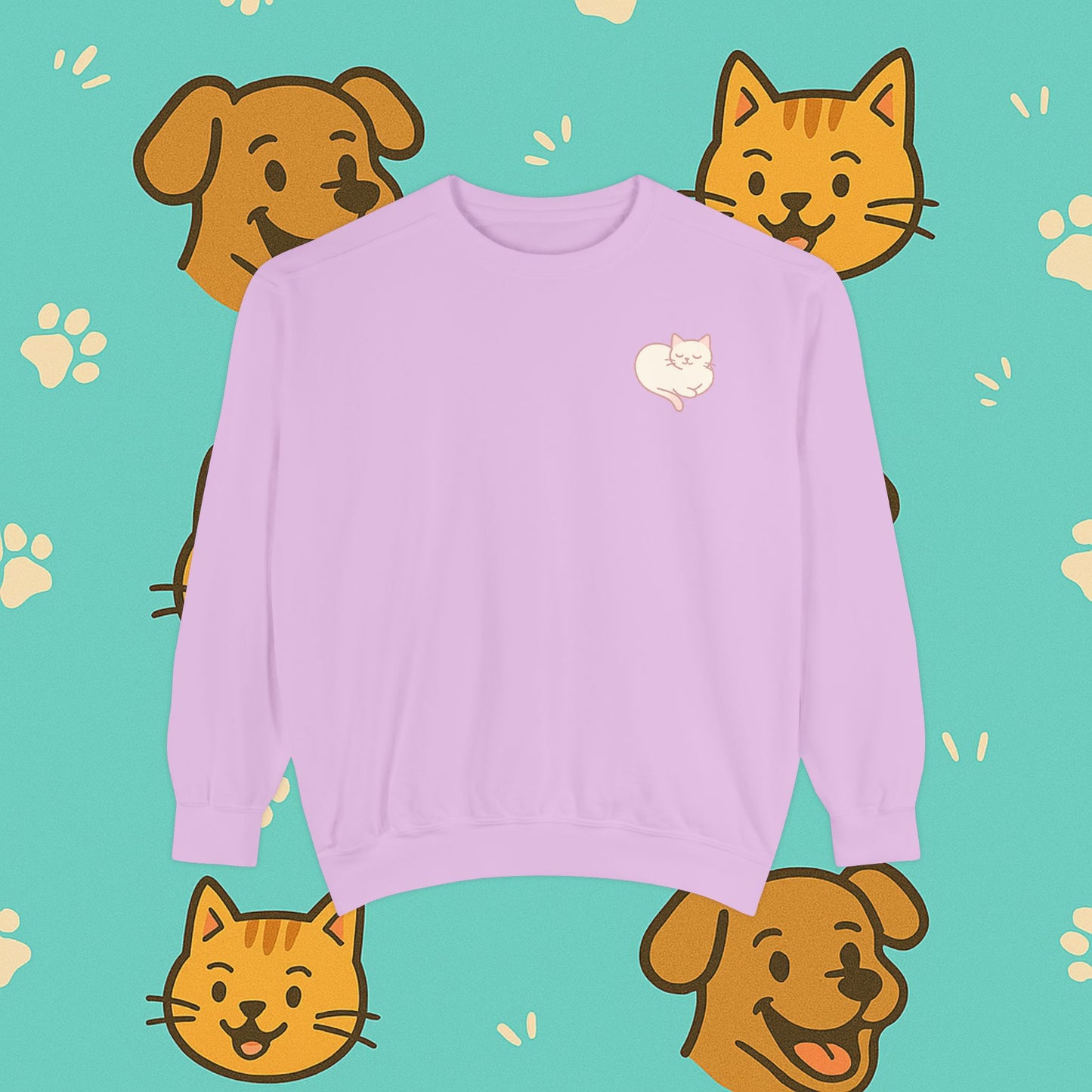 Peaceful Cat- Unisex Sweatshirt