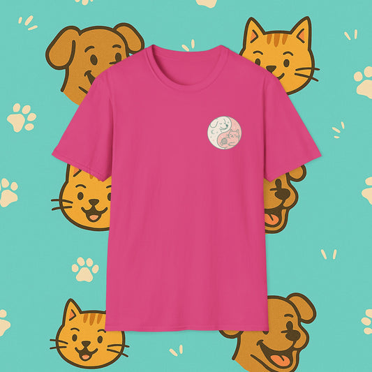Yin & Paw: Balanced Pet Energy Unisex T-Shirt